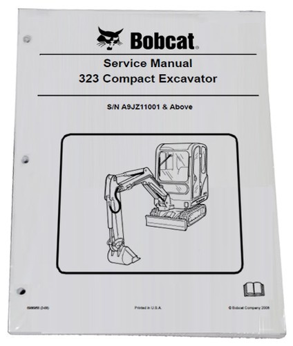 Bobcat 323 compact escavatore - bobcat,