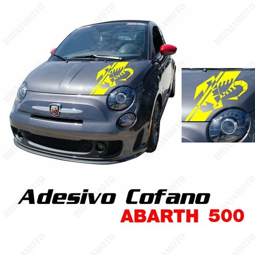Adesivo cofano logo abarth - adesivo,