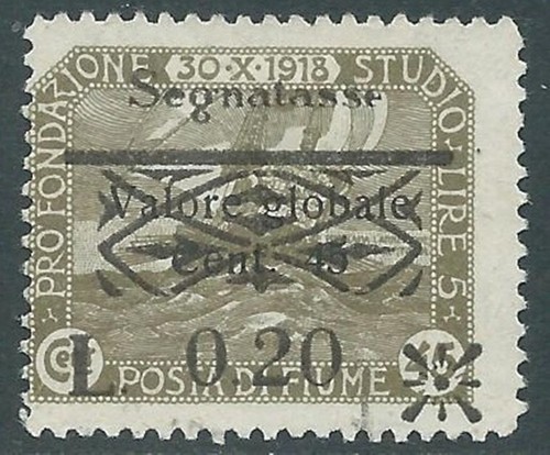 1921 fiume segnatasse usato - 1921, 20