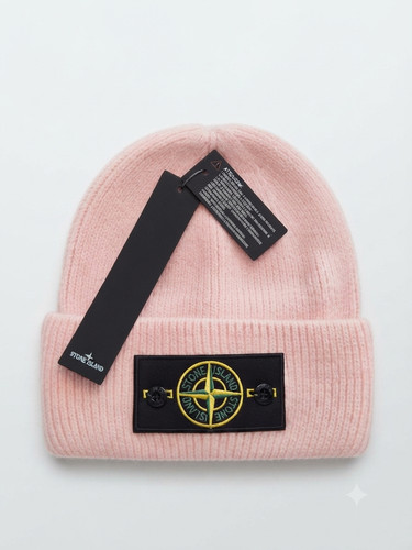 Berretto stone island rosa - rosa, con