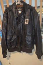 Bomber classico in pelle con