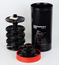 JOBO MultiTank 6 2563 coperchio corona dentata sistema 2500 scatola di sviluppo fino a 4X5"