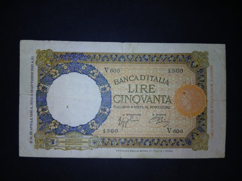 Lire lupa 1940 - 50,