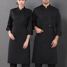 Nero XXL Chef Uniforme Uomo
