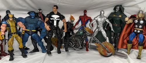 Lotto icone toybiz marvel - toybiz,
