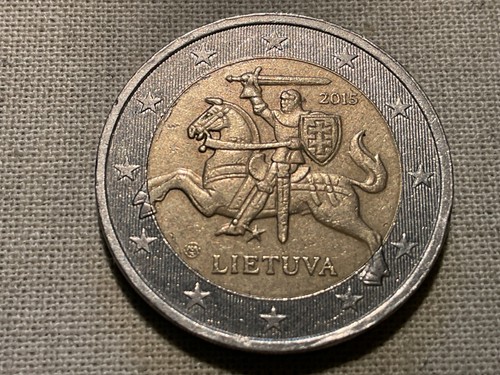 Moneta euro 2015 lituania - moneta, 2