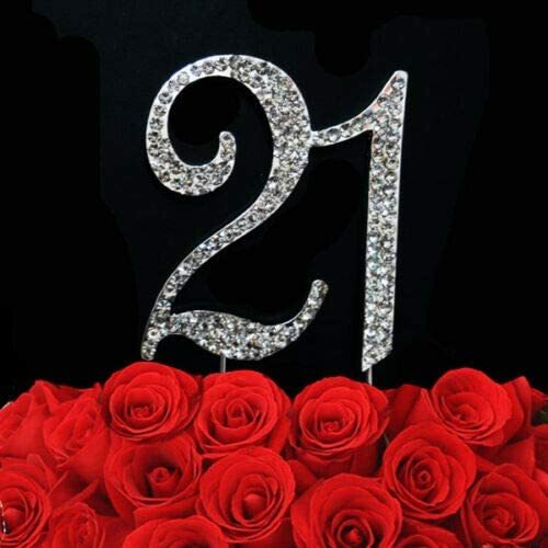 Cake topper numero diamante