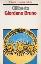 libro CILIBERTO Giordano Bruno Laterza 1992