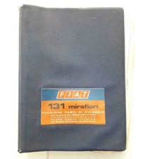Fiat 131 Mirafiori Auto Epoca Catalogo parti ricambio Manuale Officina 