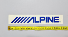 ALPINE CAR AUDIO STICKER