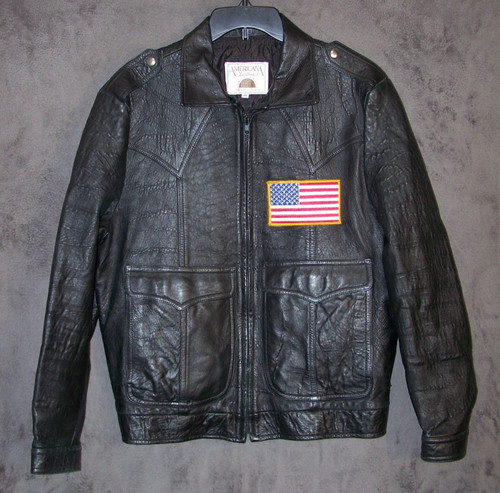 Giacca pelle americana - giacca, di