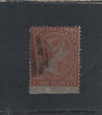 FALKLAND IS 1878-79 1d CLARET