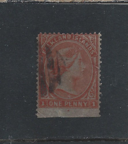 Falkland 1878 1d claret - is,