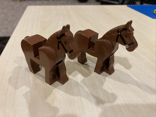 Lego figura cavallo marrone - lego,
