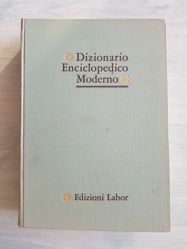 Libro dizionario enciclopedico - dizionario,