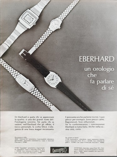 Eberhard pubblicità 1972 - co,