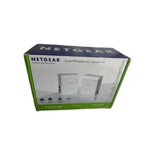 Netgear 85 Mbps Powerline Ethernet Switch Kit XEB1004-100NAS - Usato