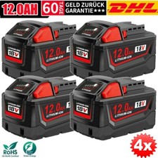 4x Batteria 12Ah per Milwaukee