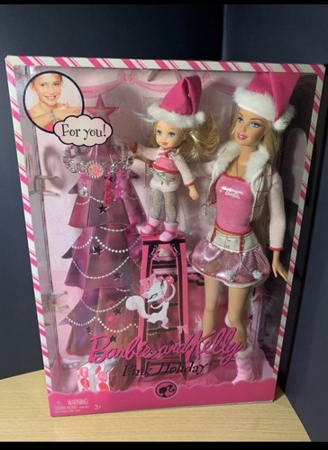 Mattel pink holiday barbie - barbie, e
