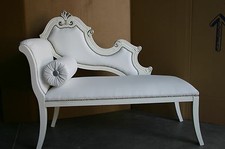 DORMOUSE LACCATA BIANCO PANCHETTA DIVANETTO INGRESSO CAMERA DA LETTO