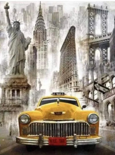 New york modello - new, croce