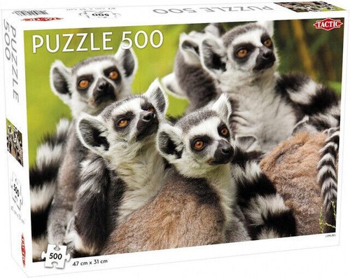 Puzzle 500 pezzi - pezzi, lemuri
