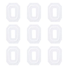 Patch per lettera O ricamati
