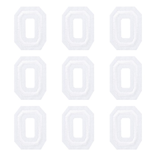 Patch per lettera ricamati - per,