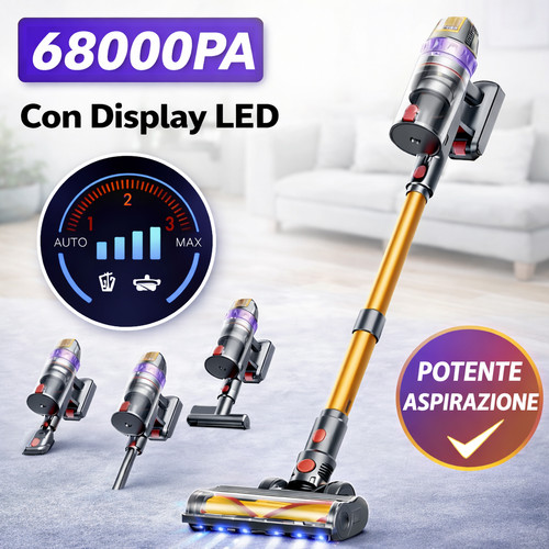 Scopa elettrica senza fili - elettrica,