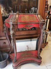 consolle base orologio boulle e bronzo su palissandro FINE 800