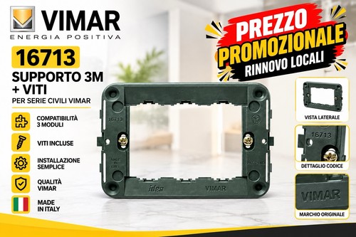 16713 vimar supporto moduli - 16713,