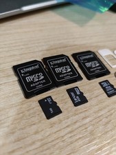 3x Scheda Micro SD 16GB, 1GB e 2GB Classe 10 con Adattatore Alta Velocità Sicure