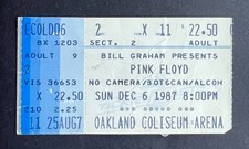Biglietto concerto Pink Floyd