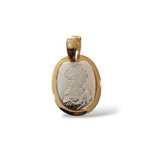 Medaglia ovale con Madonna in