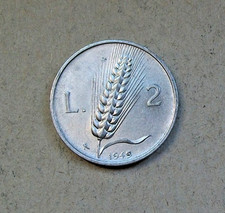 2 lire SPIGA ARATORE 1949