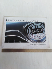 manuale uso manutenzione 1998 navigatore satellitare per Lancia K coupé berlina