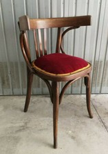 Sedia Poltroncina BAUMANN ufficio scrivania anni '50, imbottita 