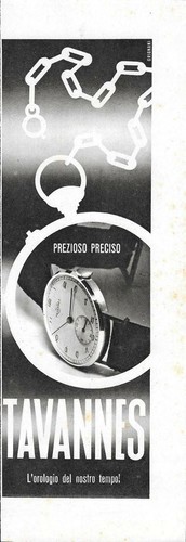 Tavannes orologio del - tavannes., l'orologio
