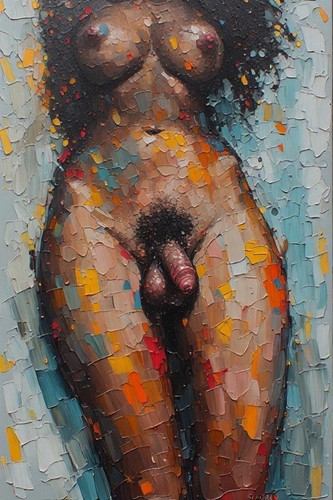 Trans woman large nude - trans,