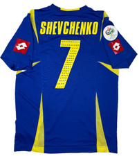 maglia calcio vintage Ucraina Ukraine Shevchenko Lotto World Cup 2006 XL
