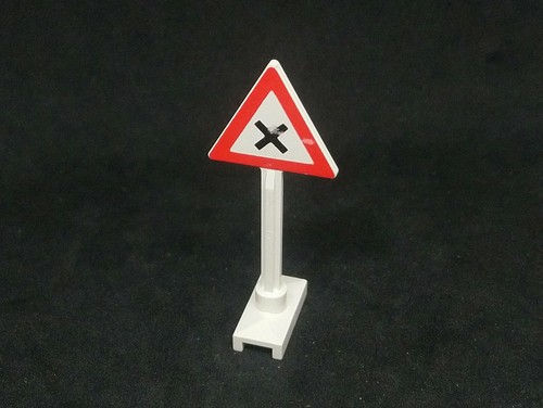 Lego road sign triangle - lego,