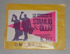 BUSTINA FIGURINE PIENA PACKET LE COMICHE DI STANLIO & OLLIO ORIGINALE  