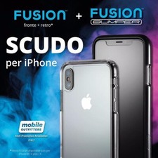 Mobile Outfitters Protezione Scudo Fronte Retro Fusion Bumper iPhone Xs No Vetro