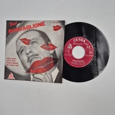 45 giri pop FRED BUSCAGLIONE - VOCCA ROSSA Swing Jazz EP 0621 