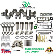 ALBERO MOTORE FORGIATO LAND ROVER 204DTD CON KIT RICOSTRUZIONE MOTORE 2.0DIESEL SPORT