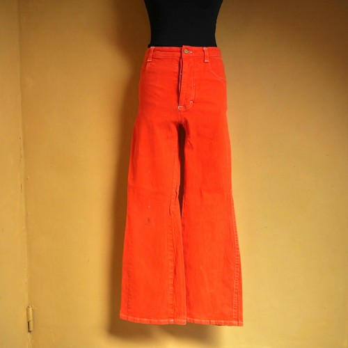 Pantalone arancione vintage