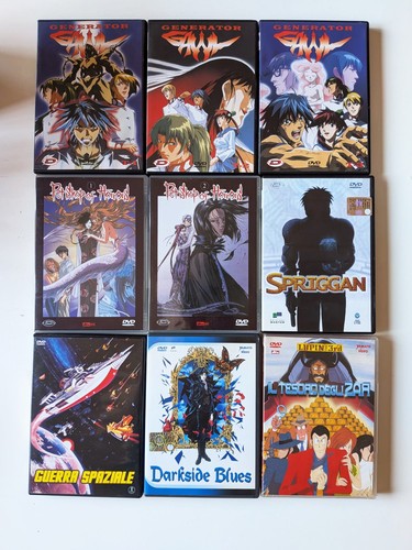 Lotto dvd anime film cult - film,