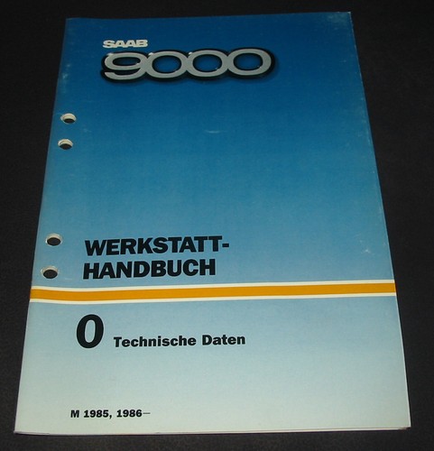 Werkstatthandbuch saab 9000 - werkstatthandbuch,