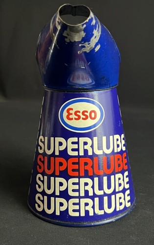 Esso superlube can - superlube, vintage