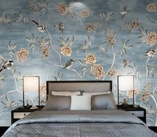 Carta da parati 3D fiori e